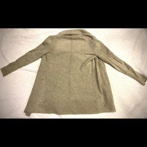 Cashmere Saks Fifth Avenue Cardigan Tan Medium